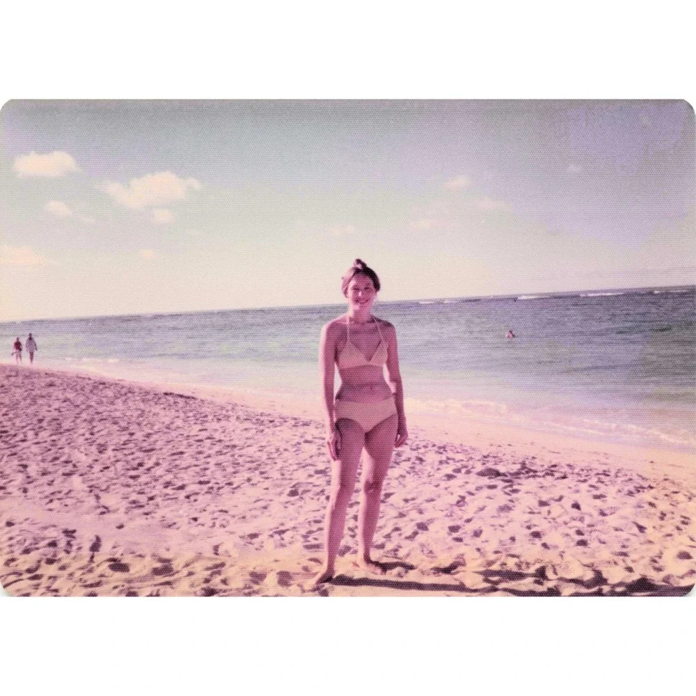 Vintage 1970s Waikiki Beach Hawaii Women in Swimsuits Photo Lot of 4 - Picture 3 of 4
